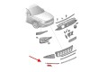 VW PASSAT B8 R-LINE 2019+ CHROMOWANA LISTWA PRZEDNIEGO ZDERZAKA PRAWA 3G0853254E 3G0853254G