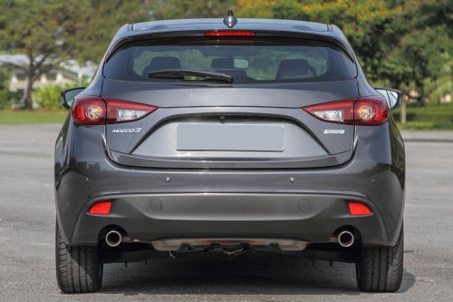 MAZDA 3 III BM HATCHBACK 2014-2016 PRZED LIFTINGIEM ODBLASK TYLNEGO ZDERZAKA LEWY BCW8515M0B