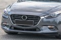 MAZDA 3 III BN 2016-2018 PO LIFTINGU CHROMOWANA LISTWA ATRAPY CHŁODNICY LEWA B63B507K1A