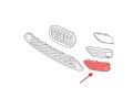 BMW X1 F48 2015-2018 PRZED LIFTINGIEM KRATKA ZDERZAKA ZAŚLEPKA LEWA 51117453981