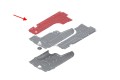BMW SERIA 5 F10 2009-2017 MATERIAŁOWA OSŁONA PODWOZIA PRAWA 51757207268