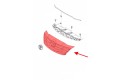 TOYOTA HILUX VII 2012-2015 PO DRUGIM LIFTINGU ATRAPA CHŁODNICY ATRAPA CHŁODNICY GRILL SREBRNY 531110K440