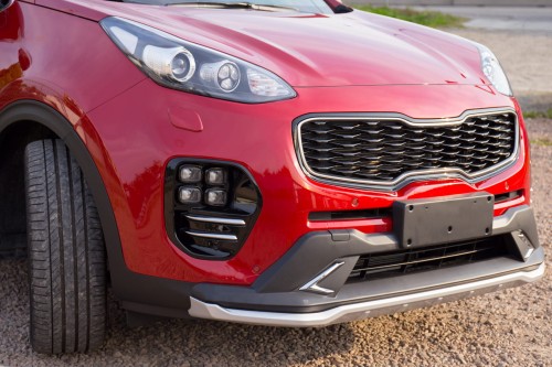 KIA SPORTAGE IV QL 2016-2018 GT-LINE PRZED LIFTINGIEM LAMPA PRZECIWMGIELNA LED PRZEDNIA PRAWA 92202F1100