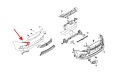 MITSUBISHI ASX 2016-2019 PO DRUGIM LIFTINGU CHROMOWANA GÓRNA LISTWA PRZEDNIEGO ZDERZAKA PRAWA 6407A170