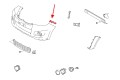 TOYOTA HILUX VII 2012-2015 PO DRUGIM FACELIFTINGU ŚLIZG PRZEDNIEGO ZDERZAKA LEWY 521160K060