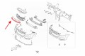 HYUNDAI ix35 2010-2015 LISTWA PRZEDNIEGO ZDERZAKA 8655027000