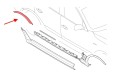 BMW X3 E83 2003-2010 LISTWA TYLNEGO BŁOTNIKA PRAWA 51713330868
