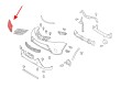 TOYOTA RAV4 IV XA40 2013-2015 PRZED FACELIFTINGIEM KRATKA ZDERZAKA ATRAPA GRILLA PRAWA 5310542010