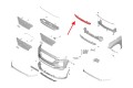 HYUNDAI SANTA FE IV TM 2018-2020 PRZED LIFTINGIEM KRATKA ŚRODKOWA PRZEDNIEGO ZDERZAKA DOLNA POD RADAR 86531S2010