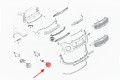 KIA SPORTAGE IV QL 2016-2018 PRZED LIFTINGIEM RAMKA LAMPY PRZECIWMGIELNEJ KRATKA ZDERZAKA PRZEDNIA PRAWA 86522F1100