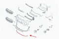 KIA SPORTAGE IV QL 2016-2018 SPOILER DOKŁADKA PRZEDNIEGO ZDERZAKA 86567F1000