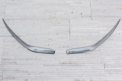 MITSUBISHI OUTLANDER III GF 2012-2015 PRZED FACELIFTINGIEM OZDOBNE LISTWY PRZEDNICH ŚWIATEŁ PRZECIWMGIELNYCH