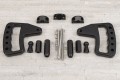 JEEP WRANGLER JK 2007-2018 METALOWE UCHWYTY OFF-ROAD CZARNE