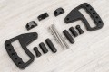 JEEP WRANGLER JK 2007-2018 METALOWE UCHWYTY OFF-ROAD CZARNE