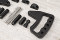 JEEP WRANGLER JK 2007-2018 METALOWE UCHWYTY OFF-ROAD CZARNE
