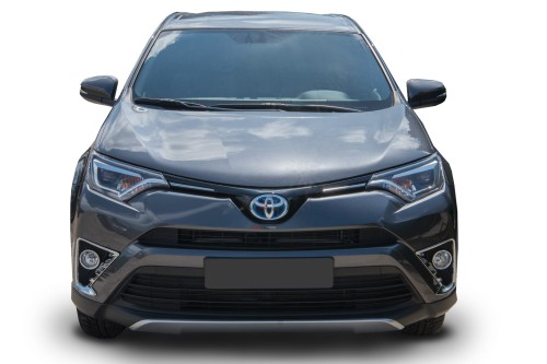 TOYOTA RAV4 IV XA40 2015-2018 PO FACELIFTINGU CHROMOWANE OSŁONY HALOGENÓW PRZEDNICH