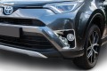 TOYOTA RAV4 IV XA40 2015-2018 PO FACELIFTINGU CHROMOWANE OSŁONY HALOGENÓW PRZEDNICH