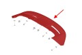 FORD FIESTA MK7 VII 2008-2012 HATCHBACK PRZED FACELIFTINGIEM SPOILER KLAPY TYLNEJ AM8A6J44230AC