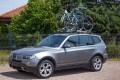 BAGAŻNIK UCHWYT ROWEROWY SREBRNY - DLA TRZECH ROWERÓW