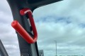 JEEP WRANGLER JK 2007-2018 UCHWYTY OFF ROAD CZERWONE