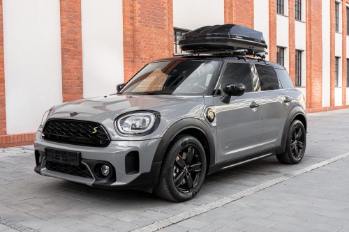 BOX DACHOWY BAGAŻNIK KUFER NA DACH 360L MODEL ROMA CZARNY