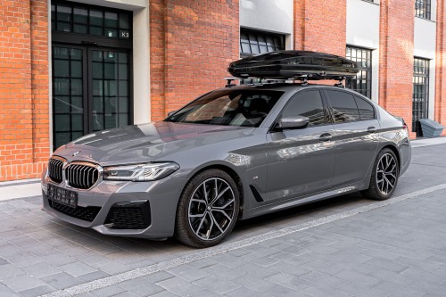 BOX DACHOWY BAGAŻNIK KUFER NA DACH 420L MODEL LONDON CZARNY