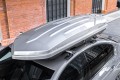 BOX DACHOWY BAGAŻNIK KUFER NA DACH 420L MODEL LONDON SREBRNY