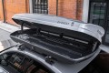 BOX DACHOWY BAGAŻNIK KUFER NA DACH 420L MODEL LONDON SREBRNY