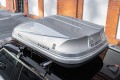 BOX DACHOWY BAGAŻNIK KUFER NA DACH 360L MODEL ROMA SREBRNY