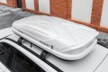 BOX DACHOWY BAGAŻNIK KUFER NA DACH 450L MODEL MADRID BIAŁY