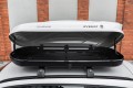 BOX DACHOWY BAGAŻNIK KUFER NA DACH 450L MODEL MADRID BIAŁY