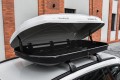 BOX DACHOWY BAGAŻNIK KUFER NA DACH 450L MODEL MADRID BIAŁY