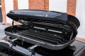 BOX DACHOWY BAGAŻNIK KUFER NA DACH 450L MODEL MADRID CZARNY