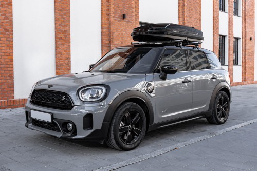 BOX DACHOWY BAGAŻNIK KUFER NA DACH 450L MODEL MADRID CZARNY