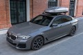 BOX DACHOWY BAGAŻNIK KUFER NA DACH 450L MODEL MADRID SREBRNY