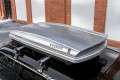 BOX DACHOWY BAGAŻNIK KUFER NA DACH 390L MODEL VIENNA SREBRNY