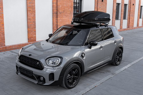BOX DACHOWY BAGAŻNIK KUFER NA DACH 450L MODEL MILANO CZARNY