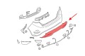 FORD FIESTA MK7 VII 2008-2012 HATCHBACK PRZED FACELIFTINGIEM SPOILER ZDERZAKA TYLNEGO 8A6117D781A