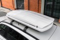BOX DACHOWY BAGAŻNIK KUFER NA DACH 420L MODEL NOMAD BIAŁY