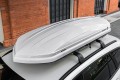 BOX DACHOWY BAGAŻNIK KUFER NA DACH 420L MODEL NOMAD BIAŁY