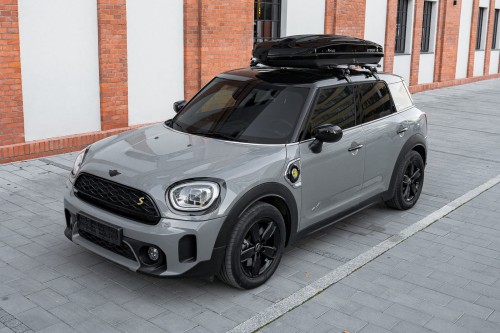 BOX DACHOWY BAGAŻNIK KUFER NA DACH 390L MODEL PARIS CZARNY