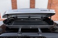 BOX DACHOWY BAGAŻNIK KUFER NA DACH 390L MODEL PARIS SREBRNY