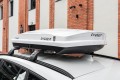 BOX DACHOWY BAGAŻNIK KUFER NA DACH 390L MODEL PARIS BIAŁY