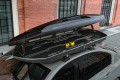 BOX DACHOWY BAGAŻNIK KUFER NA DACH 450L MODEL ATHENS CZARNY