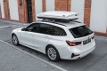 BOX DACHOWY BAGAŻNIK KUFER NA DACH 450L MODEL PIONIER BIAŁY
