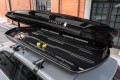 BOX DACHOWY BAGAŻNIK KUFER NA DACH 450L MODEL PIONIER CZARNY
