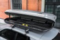 BOX DACHOWY BAGAŻNIK KUFER NA DACH 450L MODEL PIONIER SREBRNY