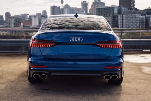 AUDI A6 C8 4K 2018+ KOŃCÓWKA WYDECHU STYLIZACJA NA S6 KOMPLET 2 SZT