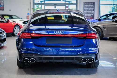 AUDI A7 4K8 2018+ KOŃCÓWKA WYDECH STYLIZACJA NA S7 KOMPLET 2 SZT