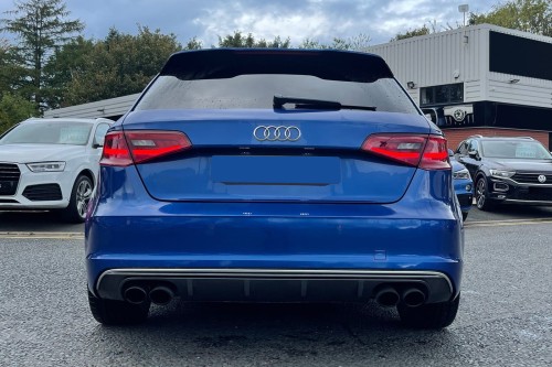 AUDI A3 8V SPORTBACK 2014-2016 PRZED FACELIFTINGIEM DYFUZOR ZDERZAKA TYLNEGO